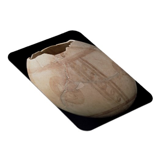 Eicel van struisvogels, uitgesneden in de vorm van magneet (Rechterzijde)