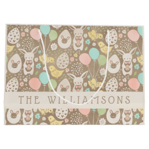  eicellen Bunny Chicks Personalized Easter Groot Cadeauzakje