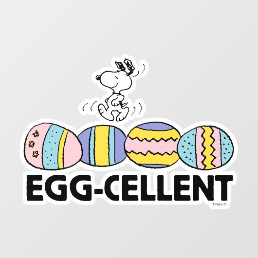 Eicellentrooster Raamsticker (Vel)