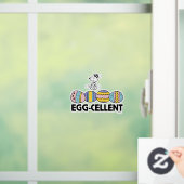 Eicellentrooster Raamsticker (Huis)