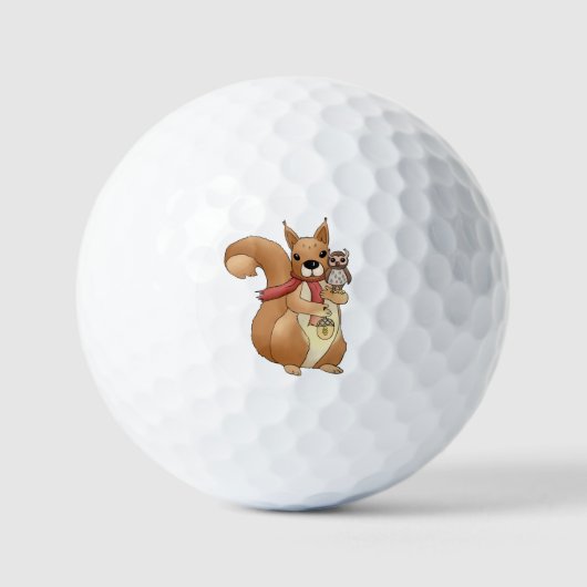Eichhörnchen Golfball Golfballen (Voorkant)