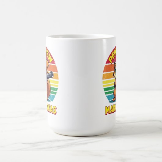 Eichhörnchen im Action-Modus: PEW PEW! Koffiemok (Center)