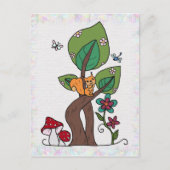 Eichhörnchen im Baum Briefkaart (Voorkant)