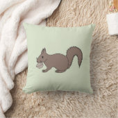 Eichhörnchen mit Nüssen Kussen (Deken)