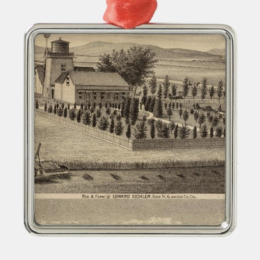 Eichler, woonwijken Meyer Metalen Ornament (Voorkant)