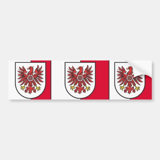 Eichsfeld, Duitsland Bumpersticker (Voorkant)