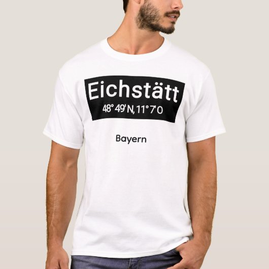 Eichstätt Bayern T-shirt (Voorkant)