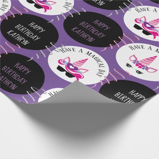 Eicorns van de Koel & van de Aangepaste Verjaardag Cadeaupapier (Hoek)