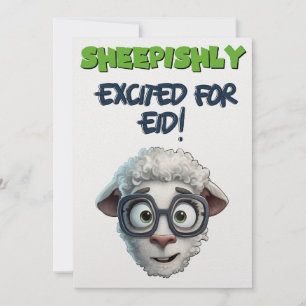 Eid Adha Grappige Meme Schapen Tellen! Feestdagenkaart