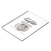 Eid Adha Mubarak Arabic Calligraphy Wall Art Notitieboek (Linkerzijde)