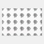 Eid Adha Mubarak Arabic Text Gift Wrapping Paper (Voorkant)