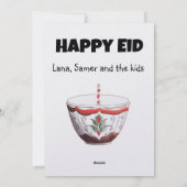 Eid Adha Mubarak en Prettige Feestdagen Feestdagenkaart (Achterkant)