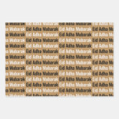 Eid Adha Mubarak Kaaba Schapen Patroon Inpakpapier Vel (Voorkant 2)