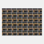 Eid Adha Mubarak Kaaba Schapen Patroon Inpakpapier Vel (Voorkant)