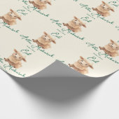 Eid Al Adha Beige Schattig Schaap Diner Cadeaupapier (Hoek)