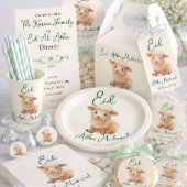 Eid Al Adha Beige Schattige Schaap Feest Kaart