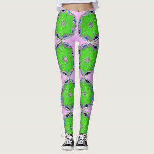 Eid al-Adha bloemige 8-puntige ster Leggings