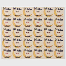 Eid Al Adha Cute Schaap Cadeaupapier
