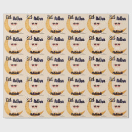 Eid Al Adha Cute Schaap Cadeaupapier