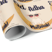 Eid Al Adha Cute Schaap Cadeaupapier (Rol Hoek)