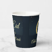 Eid  Al Adha Dark Blue Sheep Dinner  Papieren Bekers (Links)