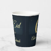 Eid  Al Adha Dark Blue Sheep Dinner  Papieren Bekers (Rechts)