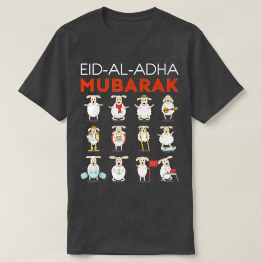 Eid Al Adha Eid Mubarak Happy Eid Day Muslim (1) T-shirt (Design voorkant)