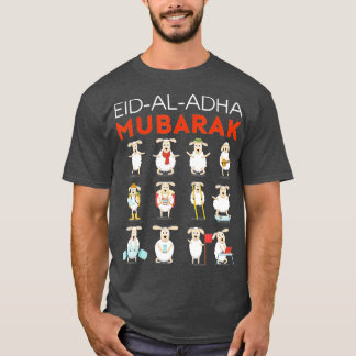 Eid Al Adha Eid Mubarak Happy Eid Day Muslim (1) T-shirt