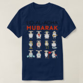 Eid Al Adha Eid Mubarak Happy Eid Day Muslim (31) T-shirt (Design voorkant)
