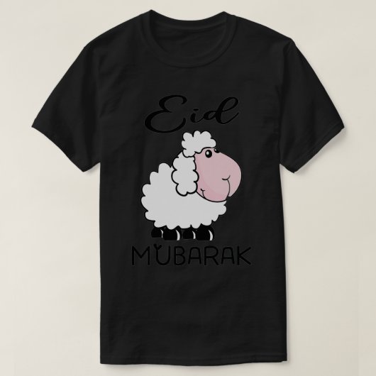 Eid Al-Adha, Eid Mubarak Muslims 2022 Funny schaap T-shirt (Design voorkant)