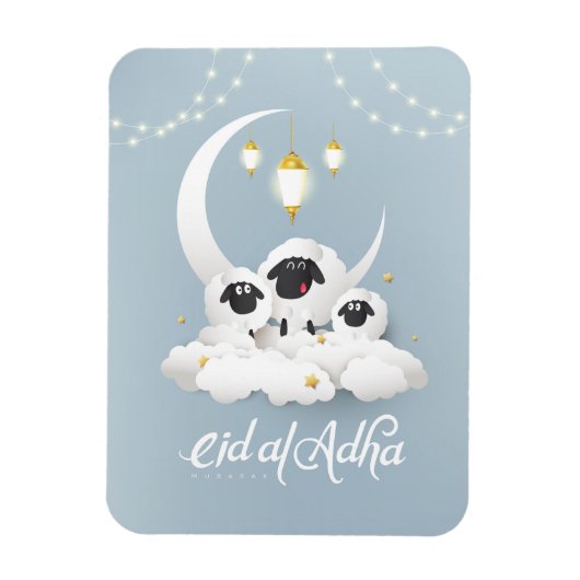 Eid-Al-Adha-Greeting-Kaart Holiday Kaart Magneet (Verticaal)