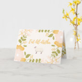 Eid al-Adha Kaart (Gele Bloem)