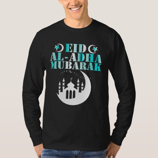 Eid Al Adha Mubarak 2023 Happy Eid For Muslim Eid T-shirt (Voorkant)