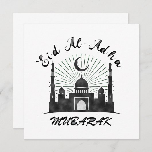 EID AL ADHA MUBARAK 2023 KAART (Voorkant / Achterkant)