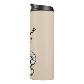 Eid al-Adha Mubarak Arabic Calligraphy Thermosbeker (Geroteerd rechts)