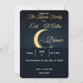 Eid Al Adha Mubarak Elegant Feest Kaart (Voorkant)