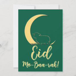 Eid Al Adha Mubarak Elegante Schaap Wenskaart Kaart