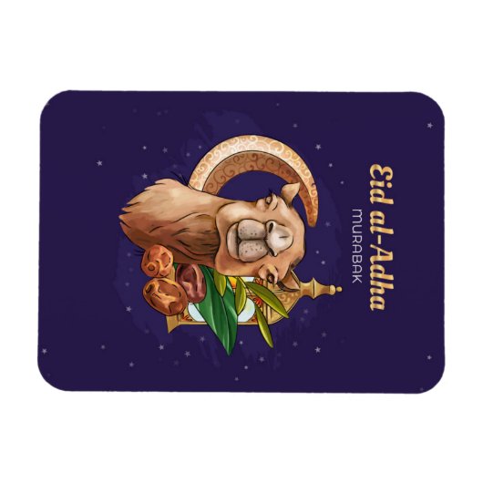 Eid al-Adha (Mubarak) Magneet (Horizontaal)