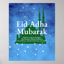 Eid Al-adha Mubarak Poster