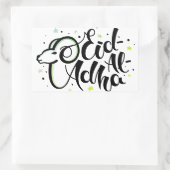Eid al-adha mubarak rechthoekige sticker (Tas)