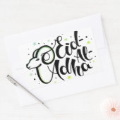 Eid al-adha mubarak rechthoekige sticker (Envelop)