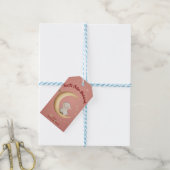 Eid Al-Adha Mubarak Roze Cadeaulabel (Met Touw)
