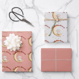 Eid Al-Adha Mubarak Roze Inpakpapier Vel