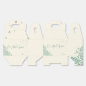 Eid  Al Adha Sage Green Dinner  Bedankdoosjes (Ongevouwen)