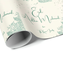 Eid Al Adha Sage Green Dinner Cadeaupapier