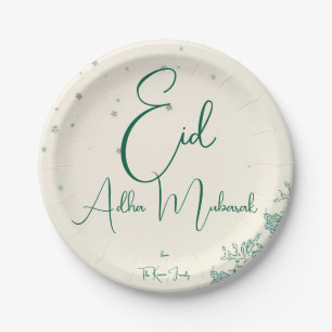 Eid Al Adha Salie Groene Eetkamer  Papieren Bordje