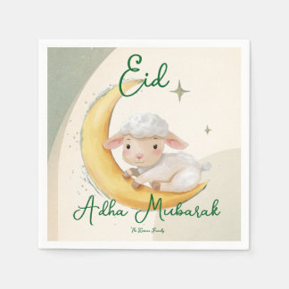 Eid Al Adha Stof Groen Knuffel Schaap Diner Servet