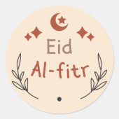 Eid Al Fitr Eid Sticker (Voorkant)