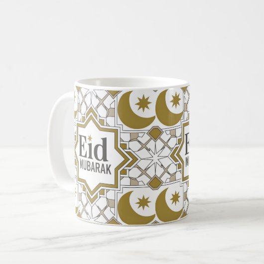 Eid Al-Fitr Gift Idee Koffiemok (Voorkant links)