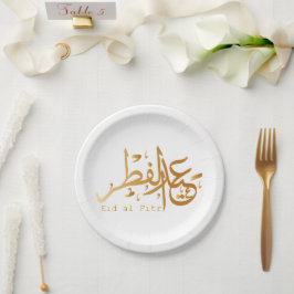 Eid Al Fitr Gold Papieren Bordje